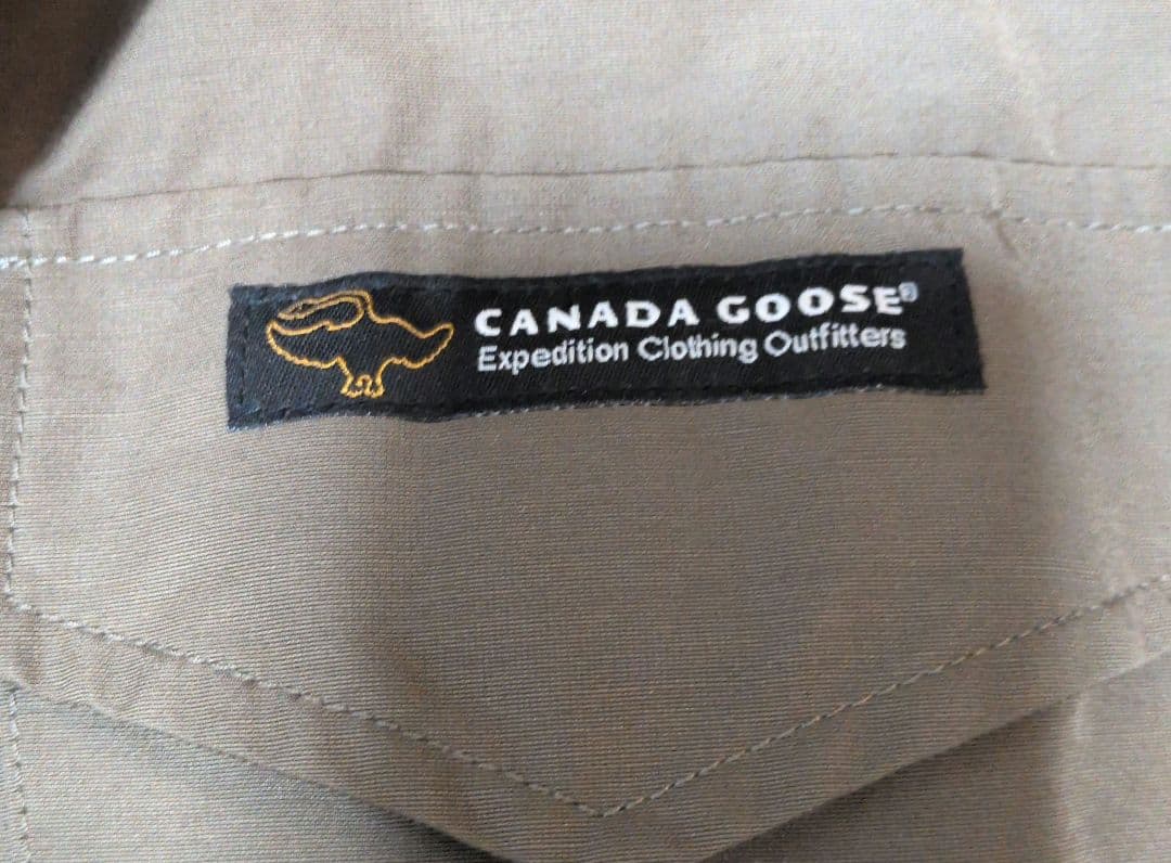 カナダグース　旧ロゴ　トラベルジャケットM3405MR