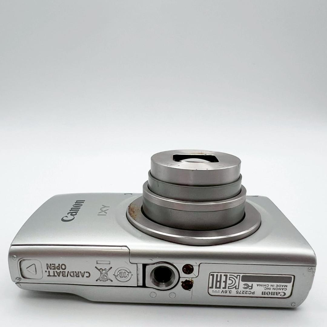 【動作品】Canon IXY 180 コンデジ シルバー 動作確認済