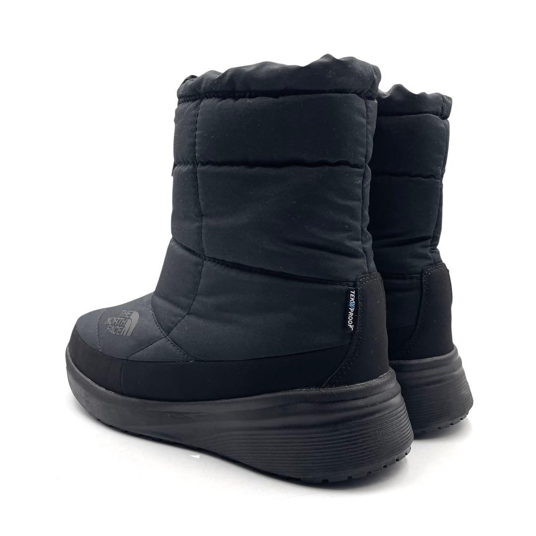 《未使用級》ノースフェイス ヌプシ スノー ブーツ 防水加工 黒系 24.0cm