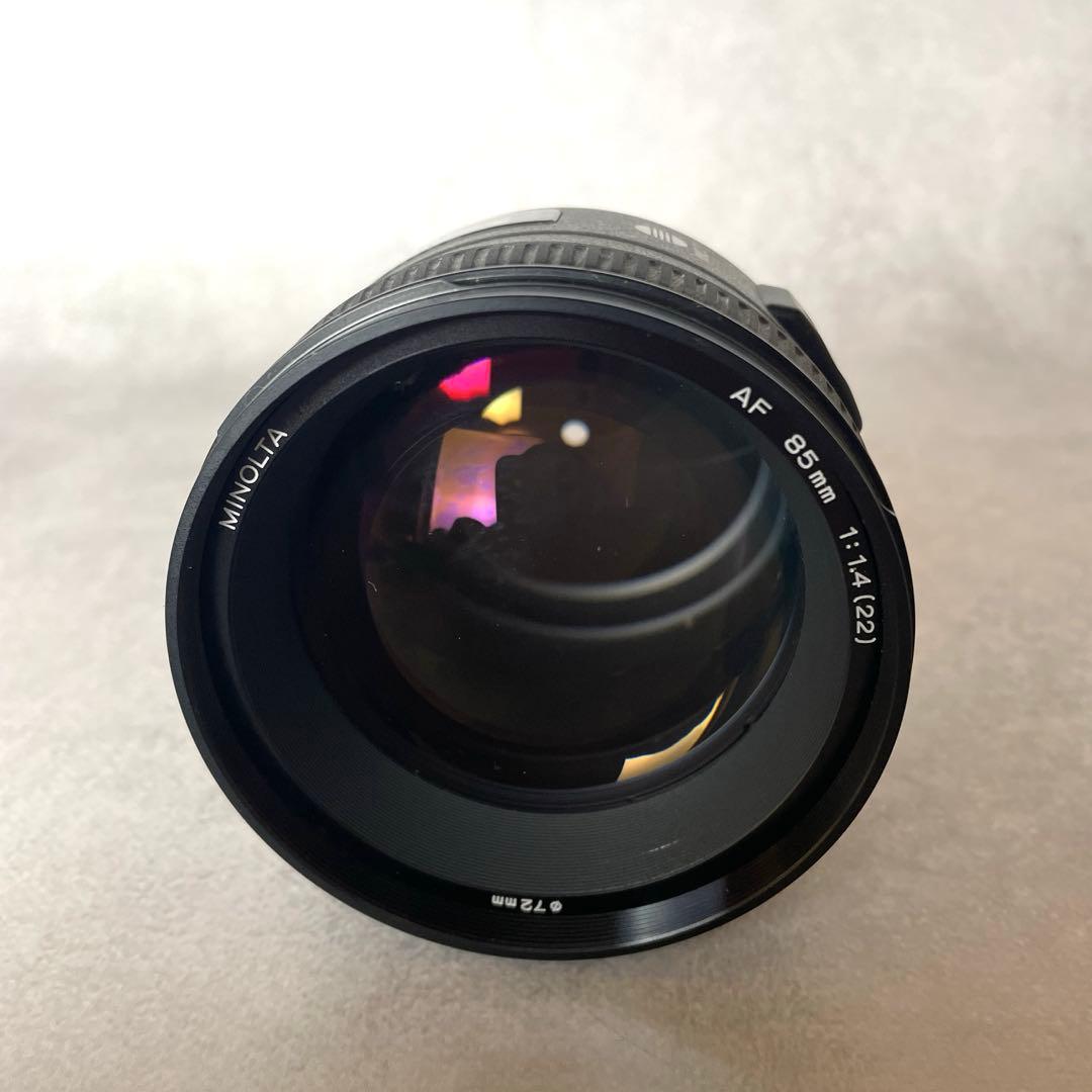 MINOLTA ミノルタ AF 85mm F1.4 (22) θ72mm