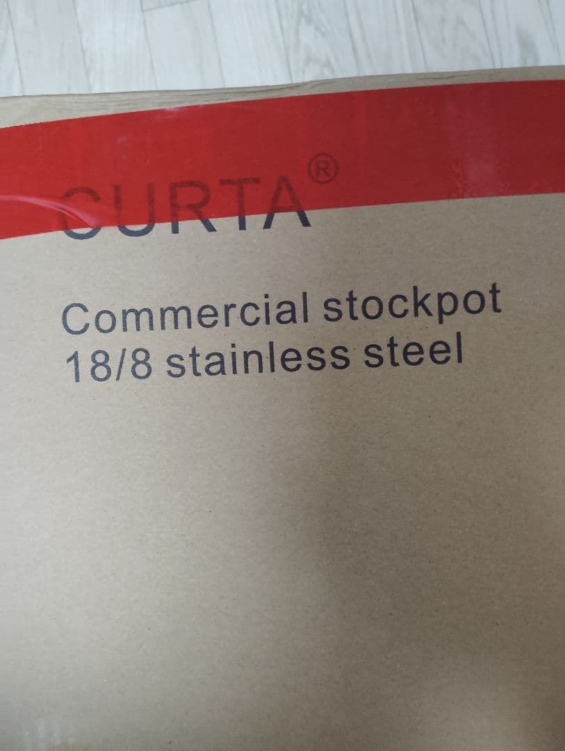 CURTA 業務用 寸胴鍋 サイズ43×43×41 ステンレス　ガス、IH対応