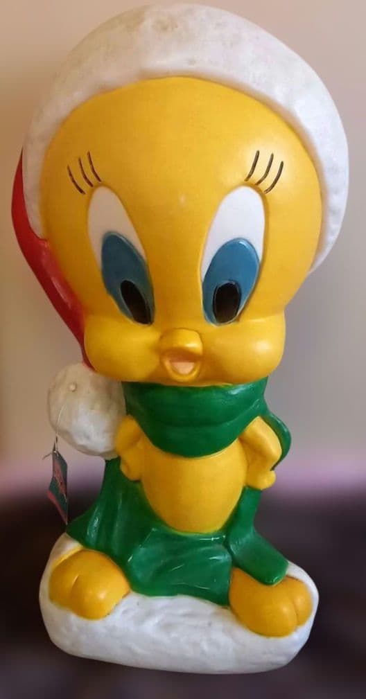 レア★USA ★2000アメコミ★トウィーティ－★X'mas★ガーデンライト本体