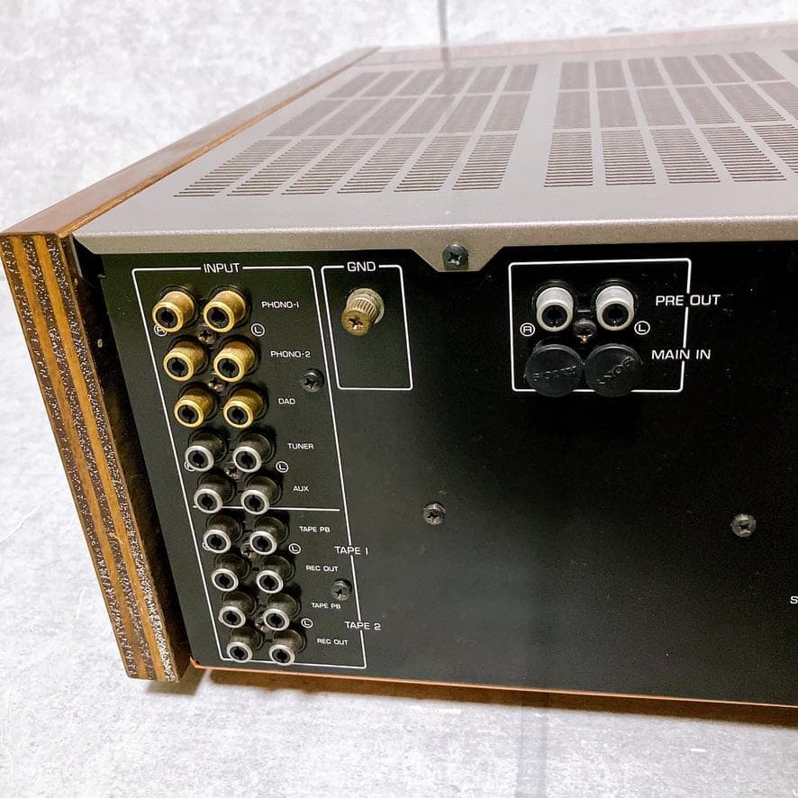 【極美品】YAMAHA プリメインアンプ A-2000 木目 名機 動作品