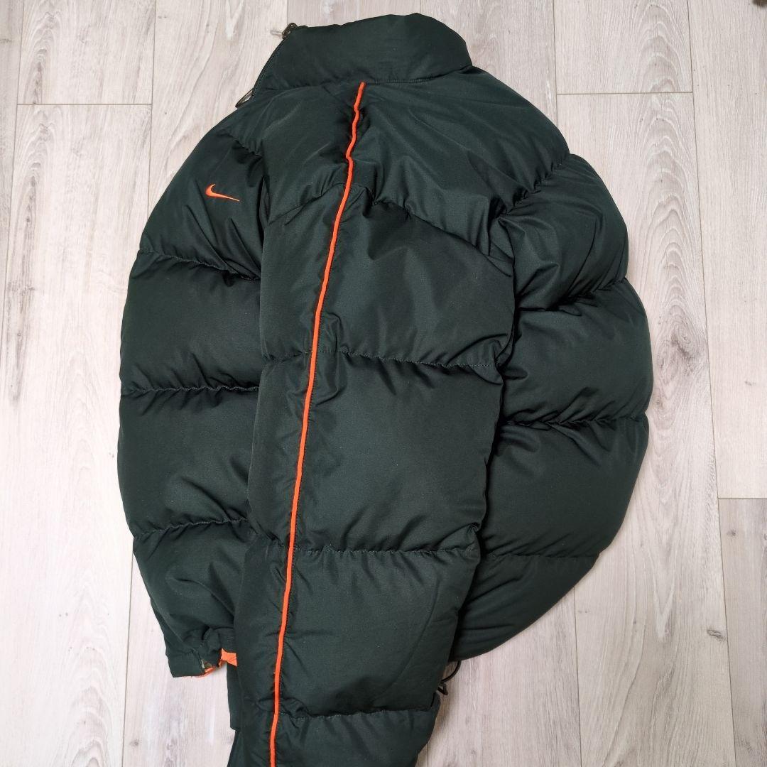 00s Nike ダークグリーン ダウンジャケット リバーシブル