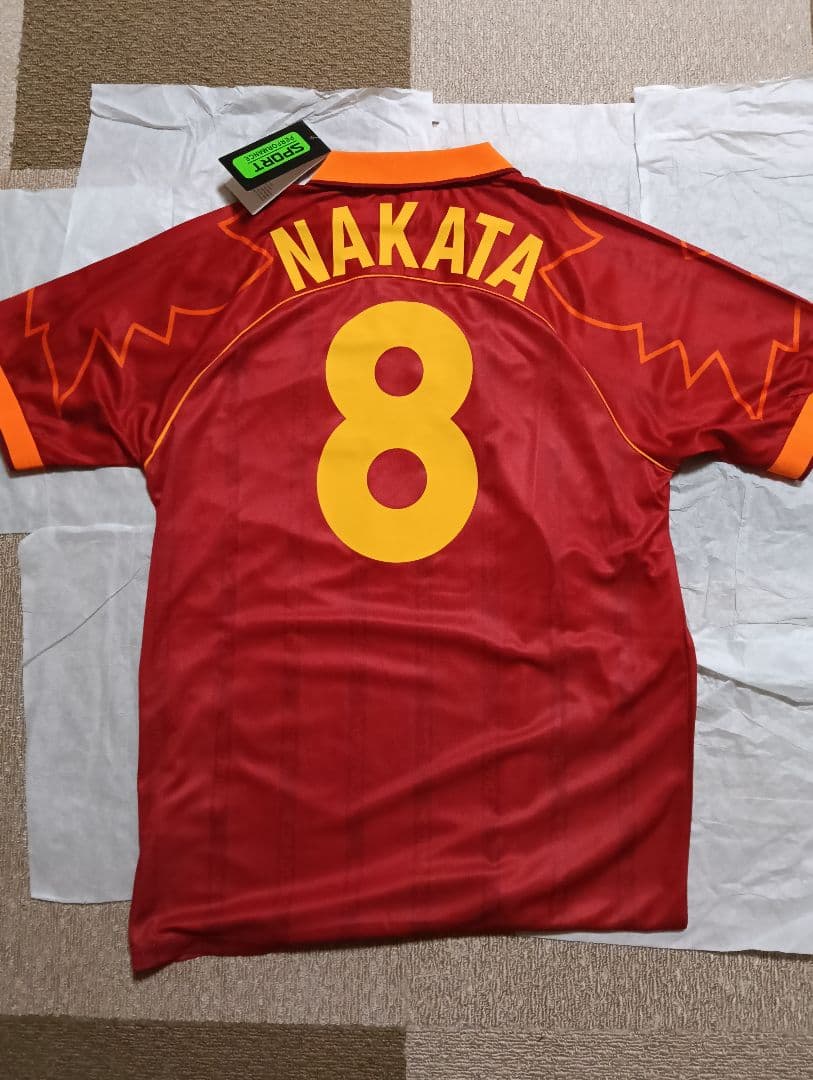 週末価格！AS ROMA 中田英寿8 ローマ Lサイズ新品 ユニフォーム