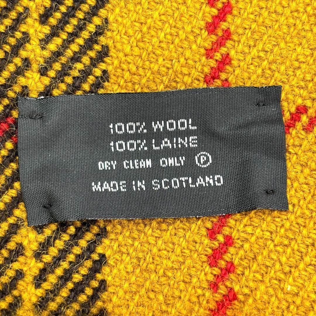 【入手困難】エルメス ひざ掛け ブランケット タータンチェック ウール 2M66