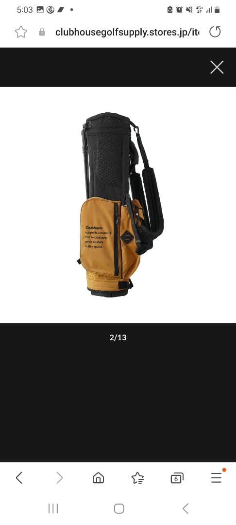 クラブハウス　CLUBHAUS×JONESキャディバック