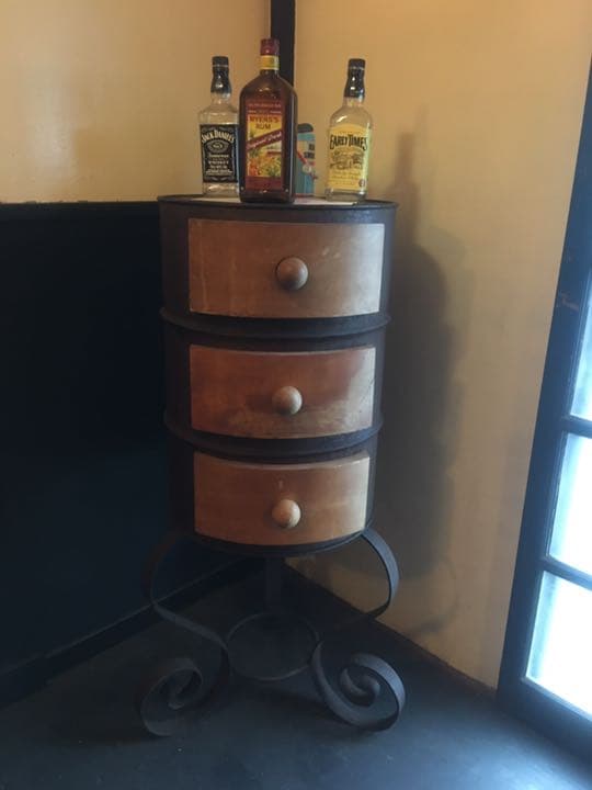 アンティークドラム缶キャビネットー！！