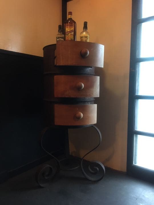 アンティークドラム缶キャビネットー！！