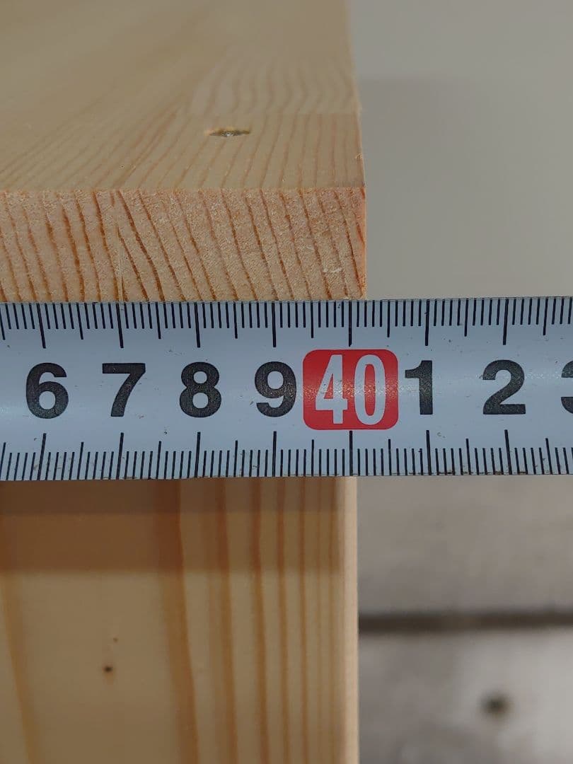 【完全オーダー仕様】新品のパイン集成材を使用したパチンコ実機1台を置く台②