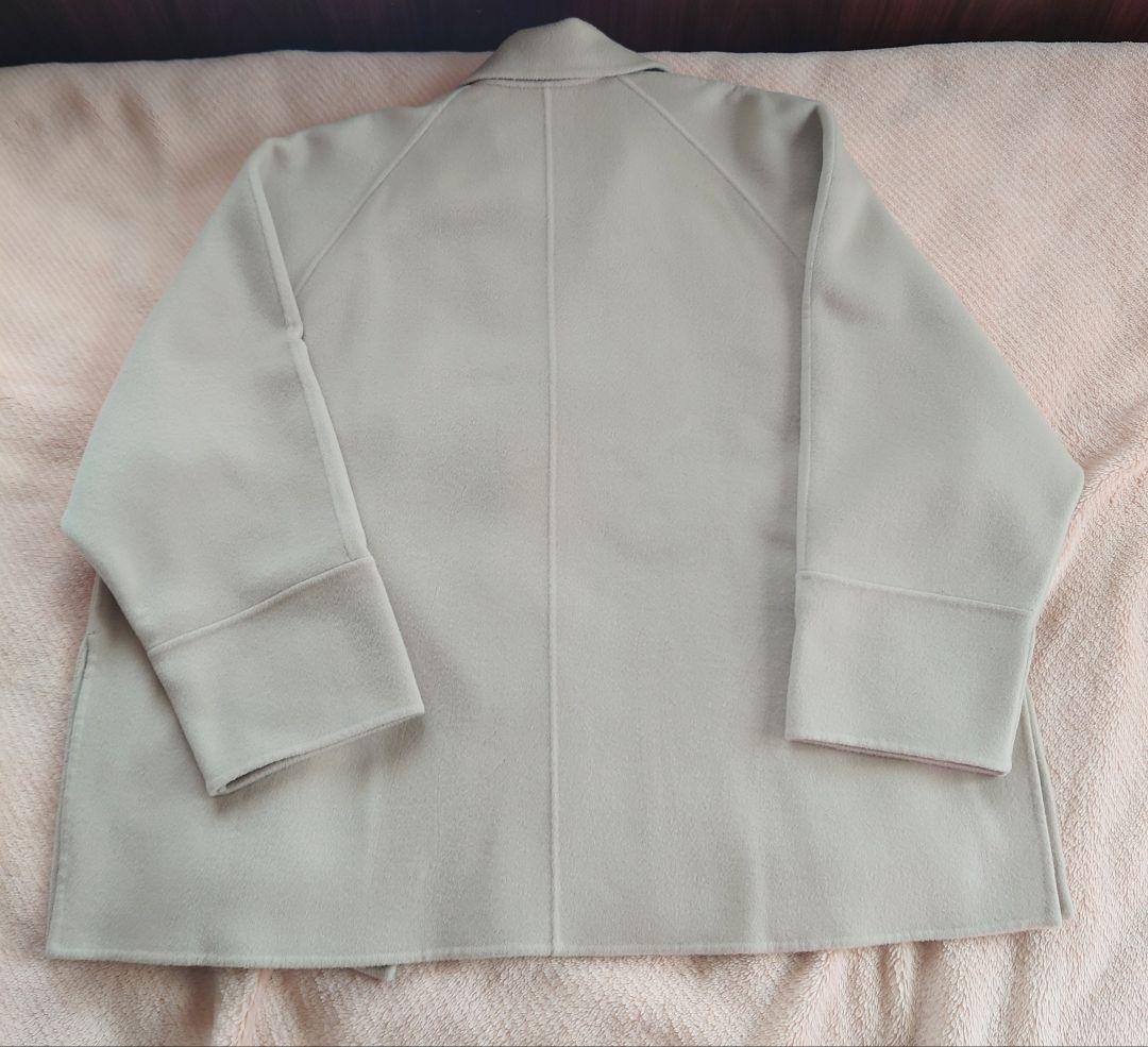 スーパー新品タグ付★IENA 160ダブルフェイス ショートコート◆36ベージュ