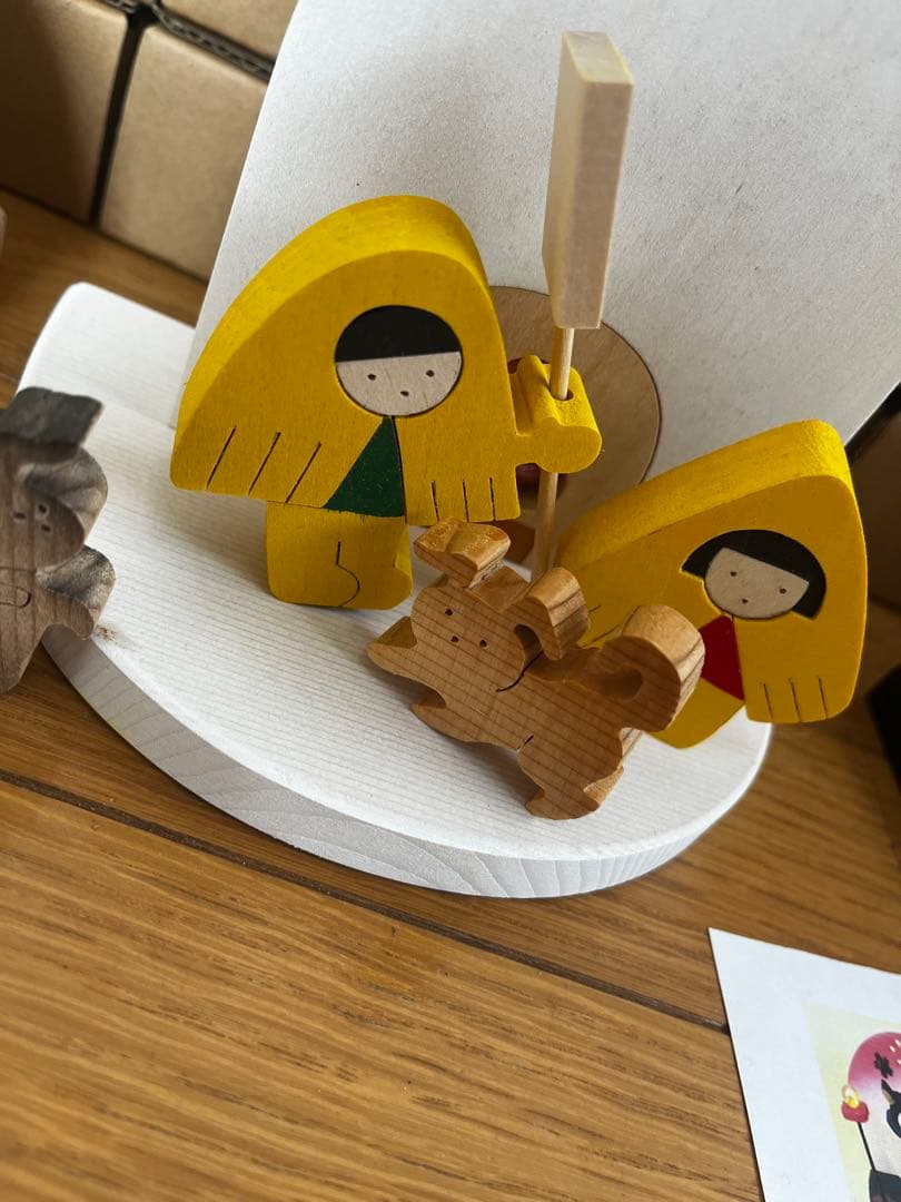 12ヶ月　季節木製置物セット