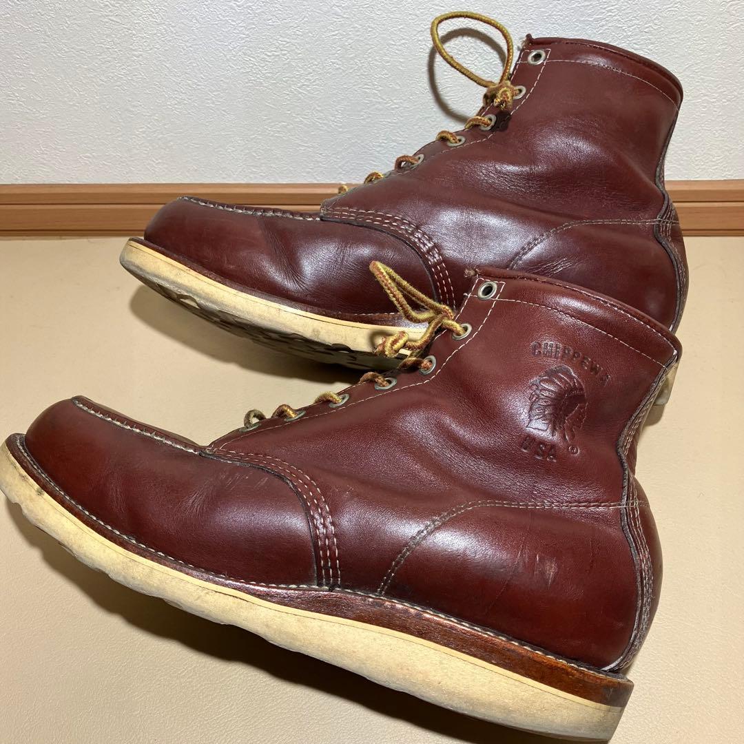 チペワ 80s 29493赤茶 6インチモックトゥUS8 1/2EE