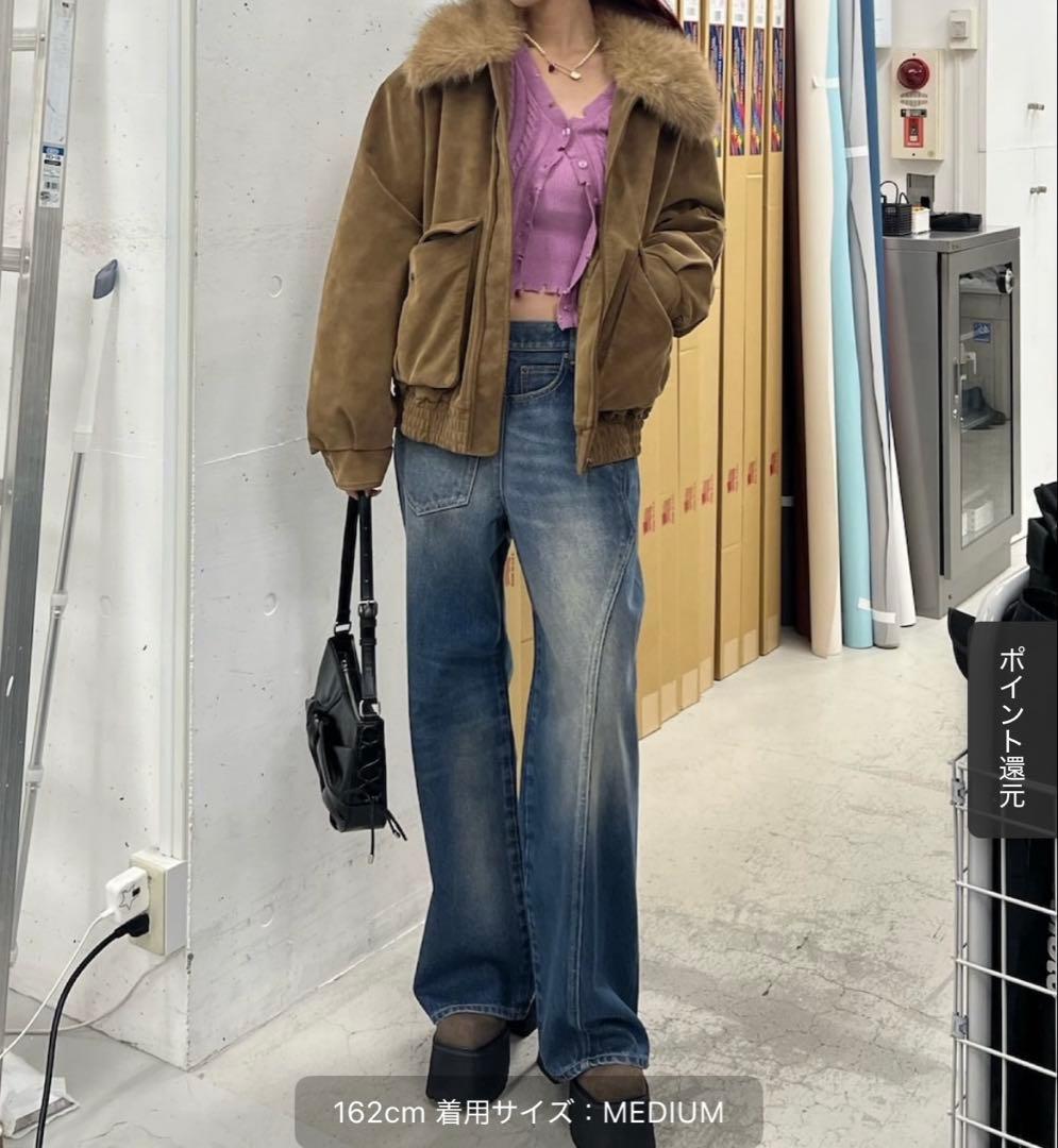 ブラウン M ボリューム チャンキーソール ミドルブーツ SLY