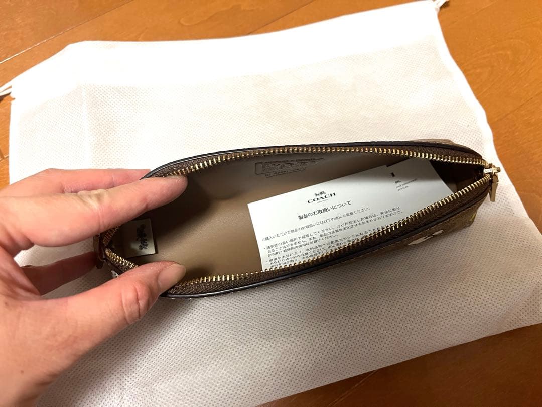 COACH スヌーピー柄 筆箱