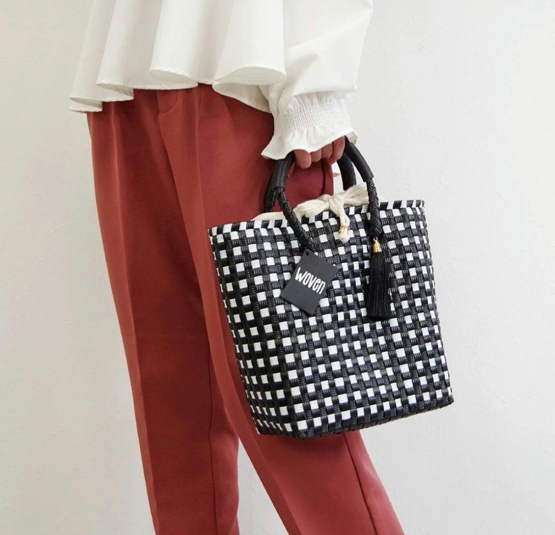 【よっぴママ】WOVEN ウーヴン　メルカドバッグ