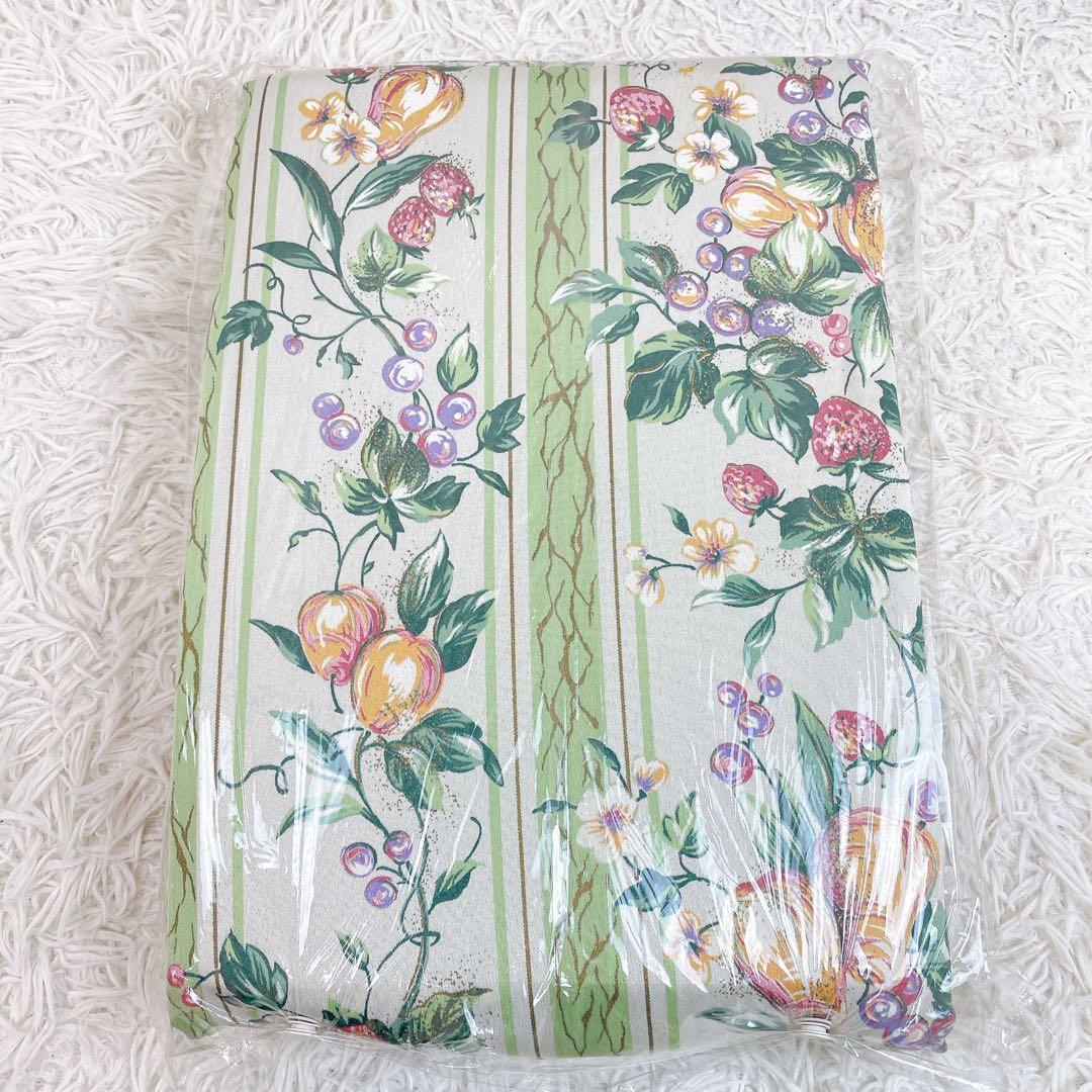 新品✨未開封 カーテン ドレープカーテン 果物柄 100×225 洗濯機で洗える