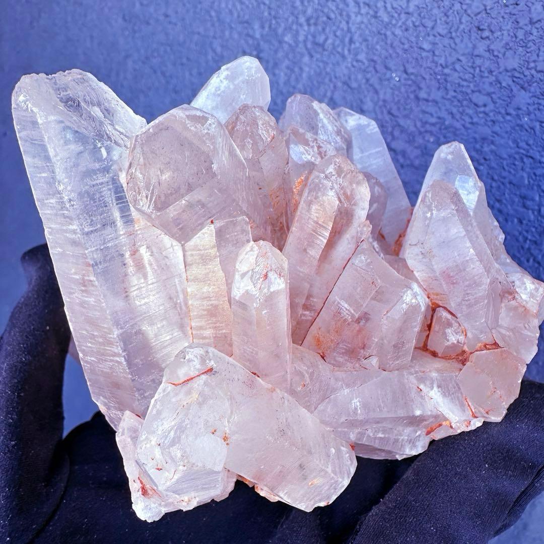 爆レア❗️浄化❗️超綺麗♡超強いパワー ピンク ヒマラヤ クラスター天然石A1449