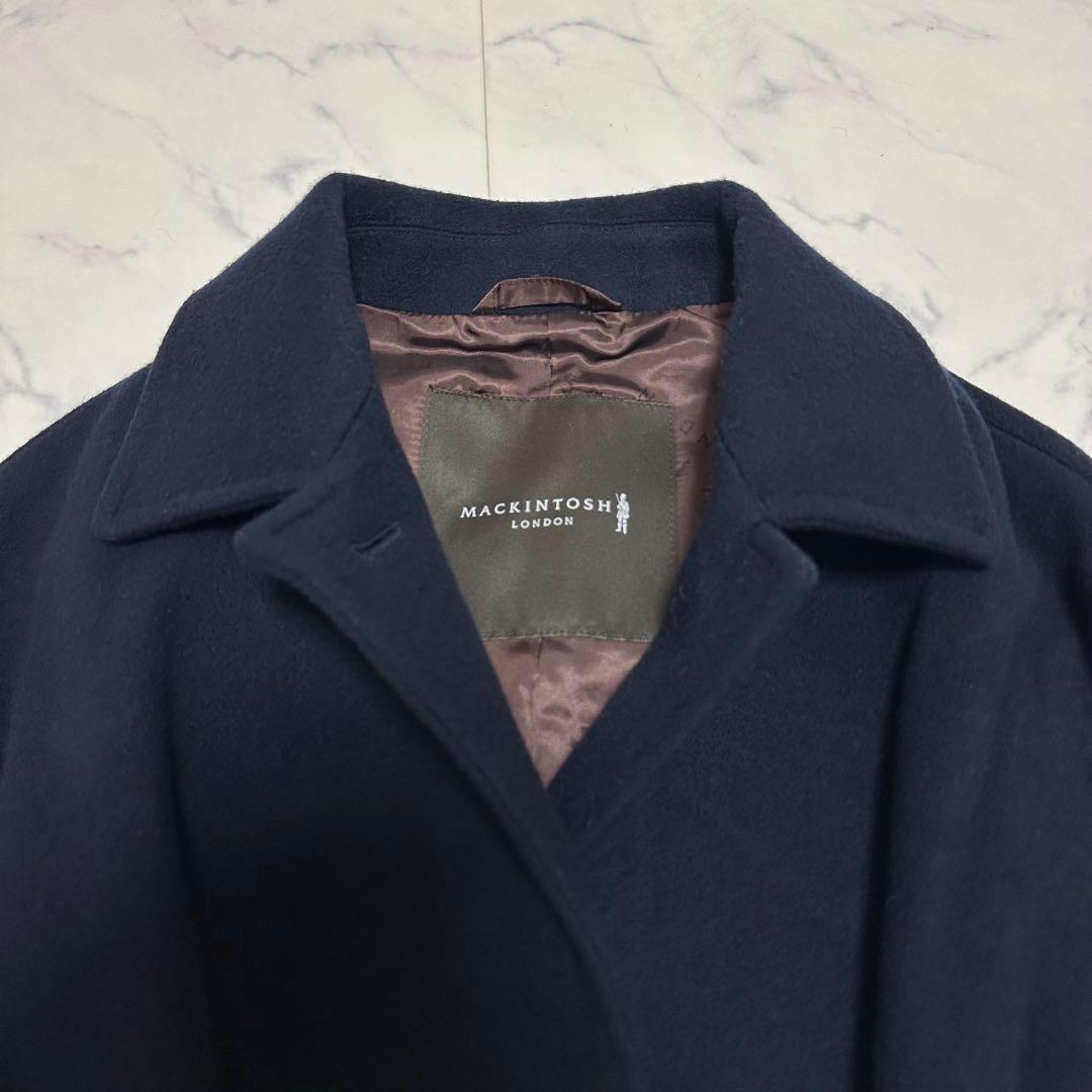 MACKINTOSH LONDON ファインウールナイロンコート　L