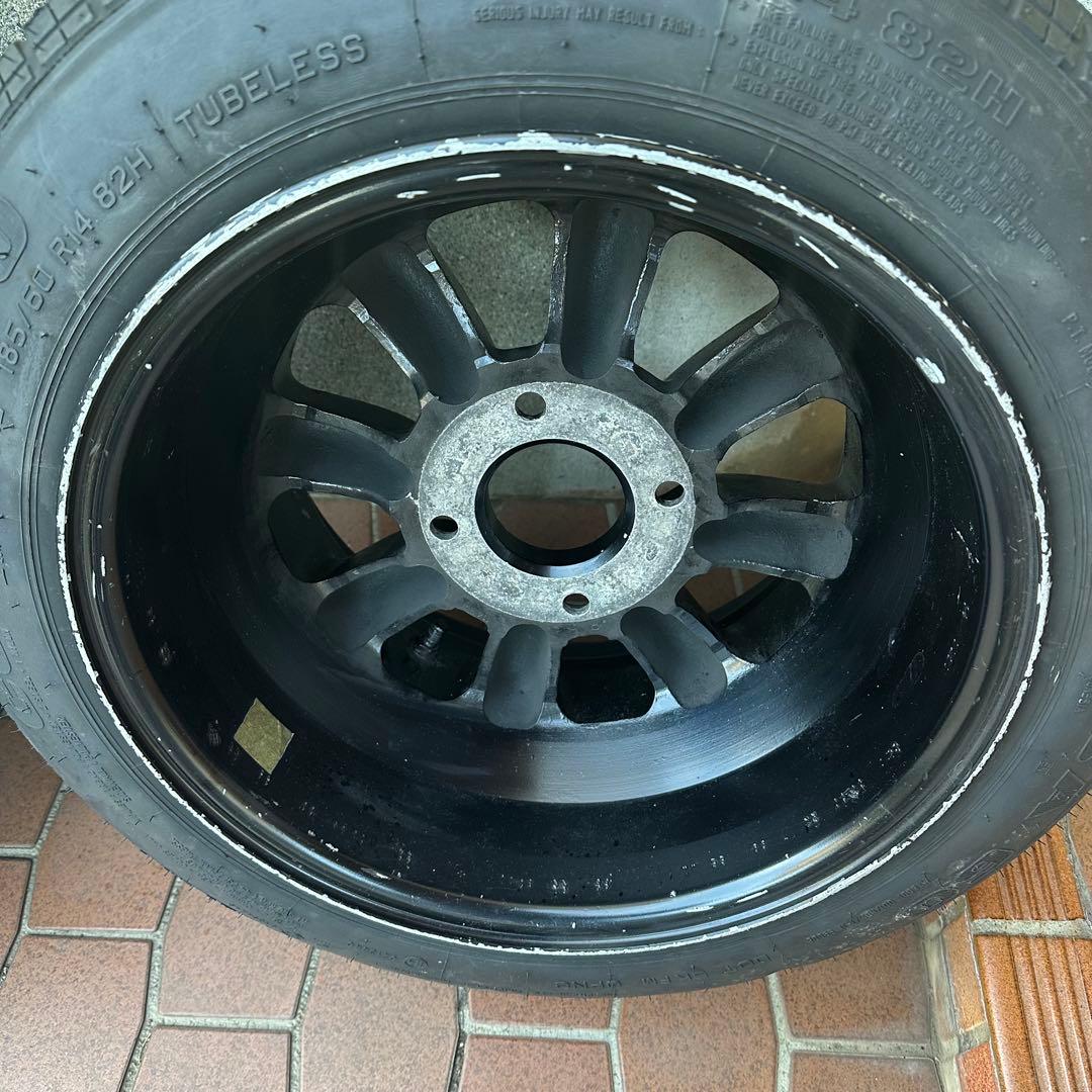 ①【当時物】RSワタナベ 14インチ 8.5J Rタイプ2本セット