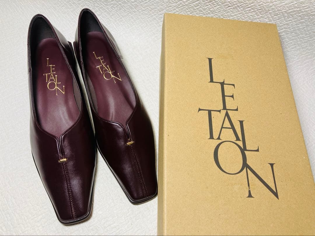 SH8◆新品◆LeTalon 2.5cmスクエアスリットソフトフラット 23.0