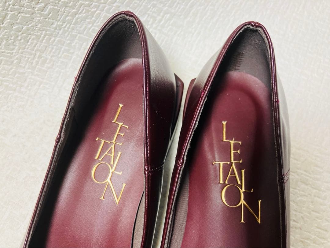 SH8◆新品◆LeTalon 2.5cmスクエアスリットソフトフラット 23.0