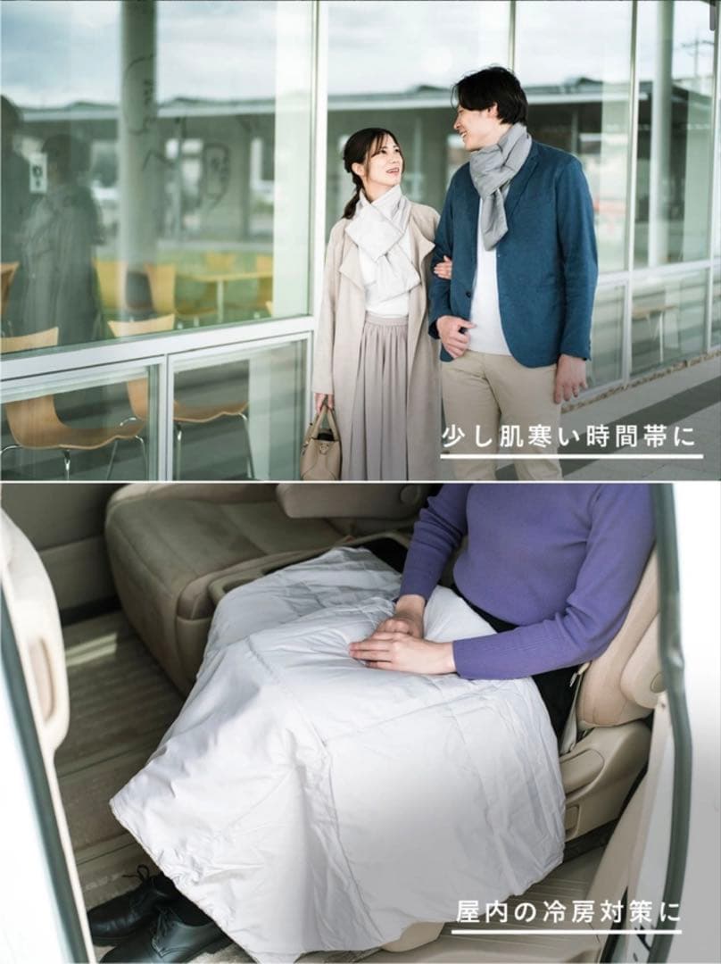 【新品未使用】 アウトドア ブランケット 3サイズSet アイボリー