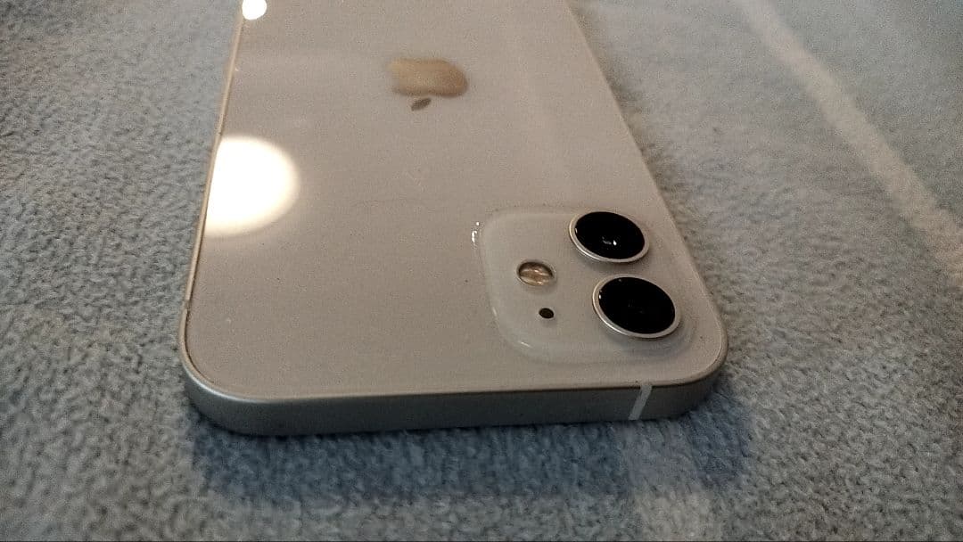 iPhone12 ホワイト SIMフリー　修復歴なし　箱　ケーブル付き