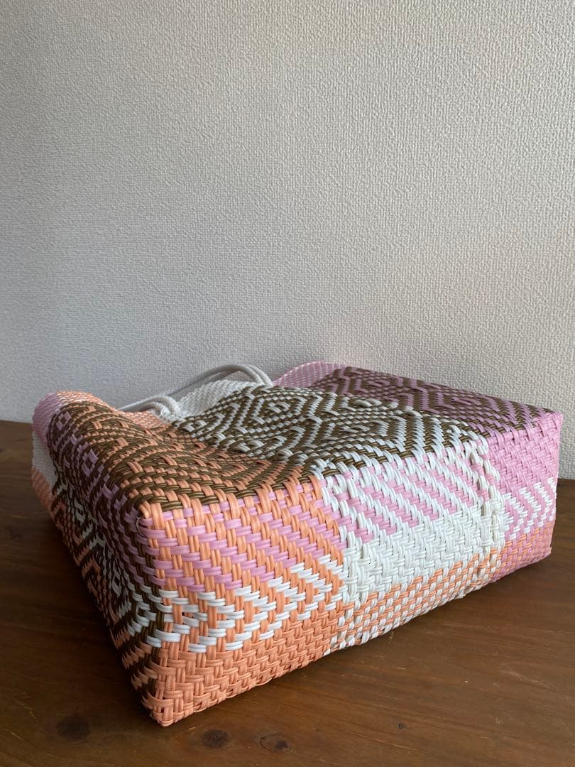 #G19-L1-Lサイズ　メキシコ　オアハカ　メルカドバッグ