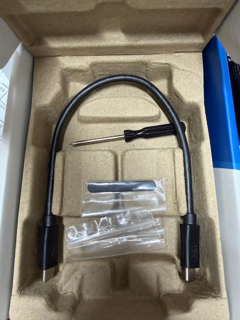 外付けハードディスク・ドライブ OWC(USB-C)40Gbps Express 1M2