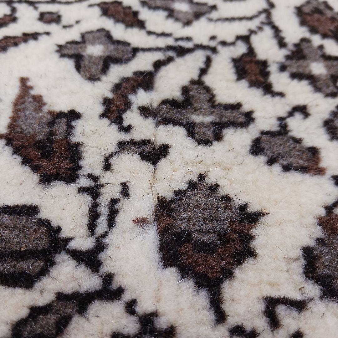 Y3881-1 トルコ カイセリ絨毯 ウール×コットン 手織り 大判