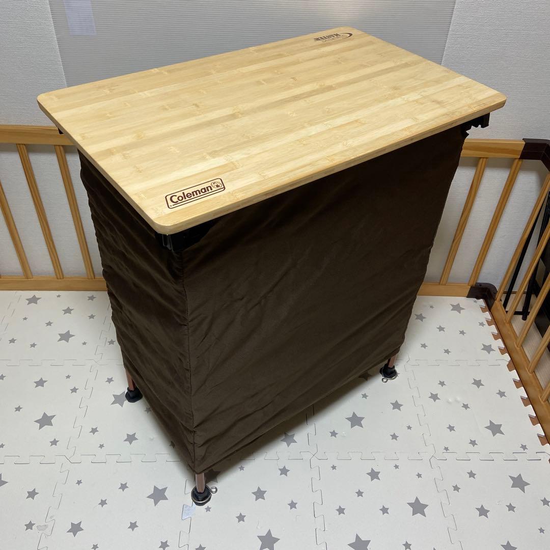 Coleman コンフォートマスター バンブーフォルダブルシェルフ 日本未発売品