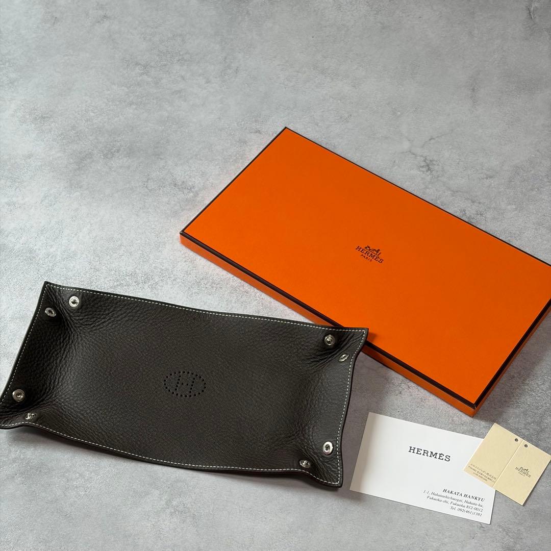 HERMES Ｈエヴリン ミーズ・エ・ルランス トレイ Ｚ刻印 小物入れ