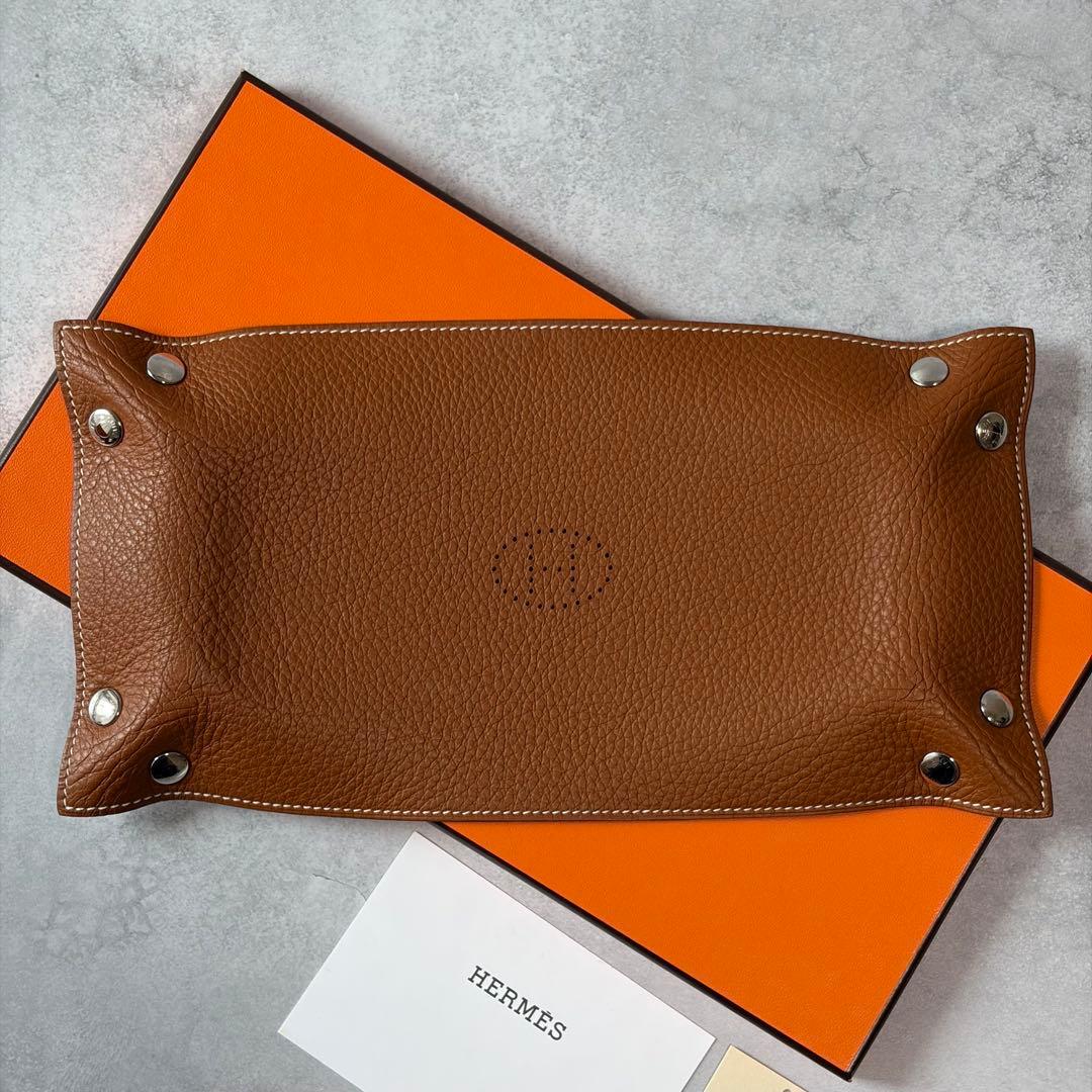 HERMES Ｈエヴリン ミーズ・エ・ルランス トレイ Ｚ刻印 小物入れ