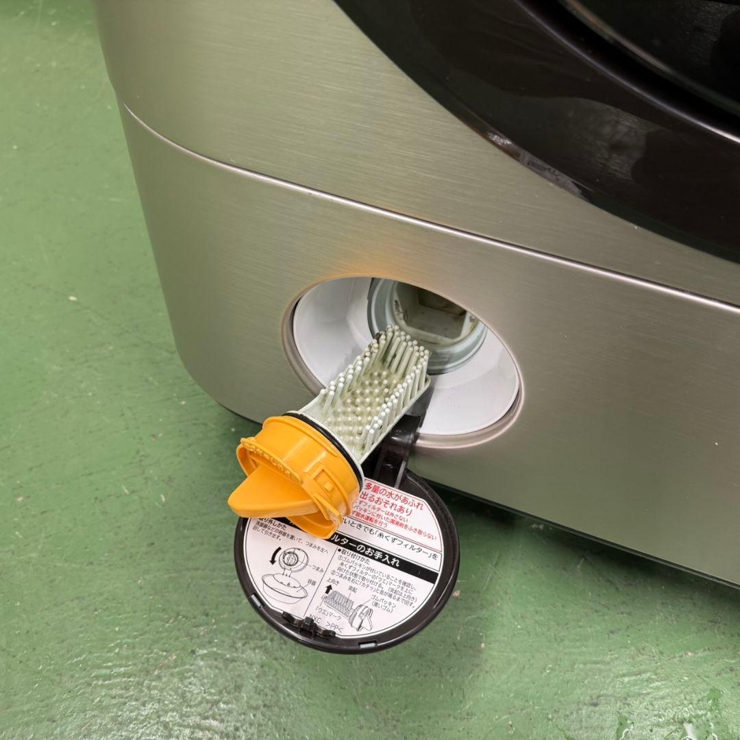 286↑送料設置無料★日立ドラム式洗濯機　乾燥機能付き　12㌔