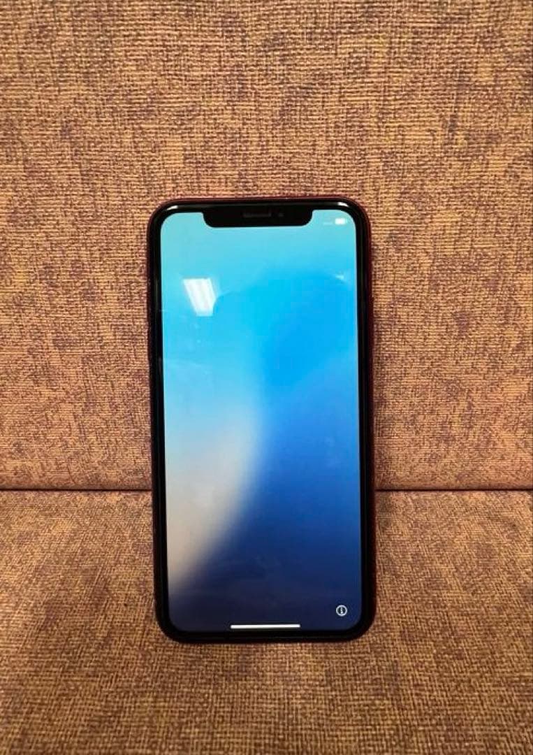 iphone XR productred（赤）256GB レザーケース付き