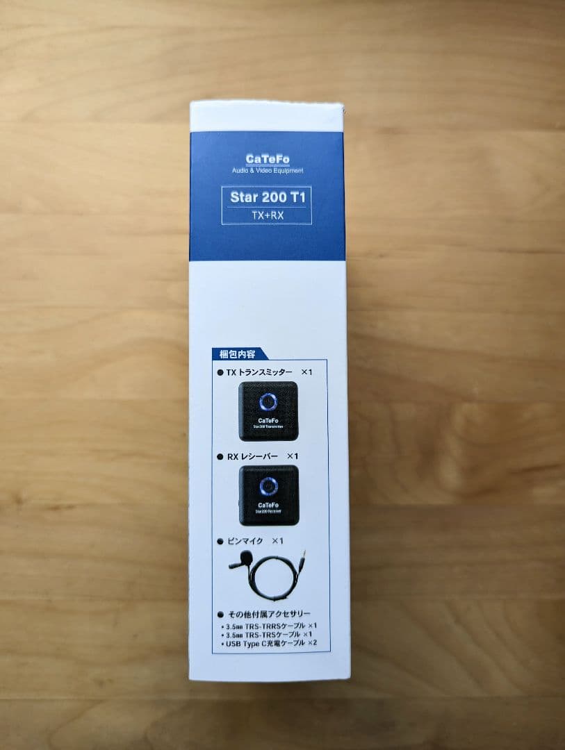 CaTeFo ワイヤレスピンマイク Star 200 T1