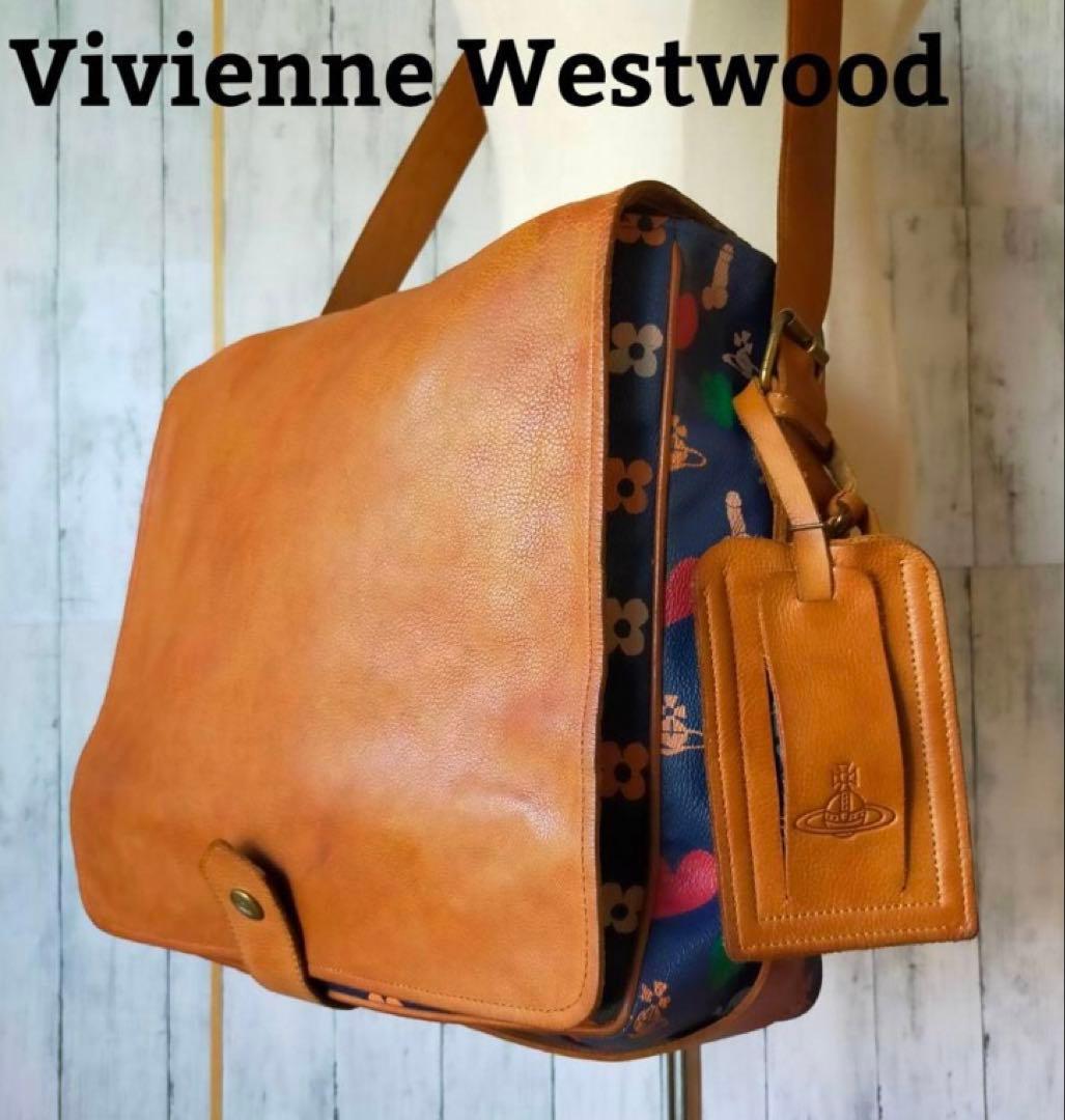 希少ヴィヴィアンウエストウッド ペイガンモノグラム柄 ショルダー 廃盤モデル