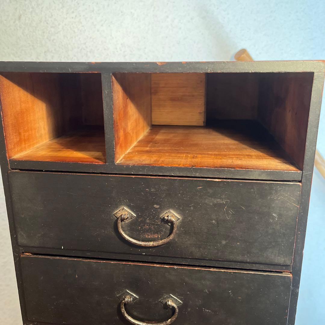 戦前期 アンティーク レトロ ヴィンテージ 時代箪笥 引き出し 小物入れ