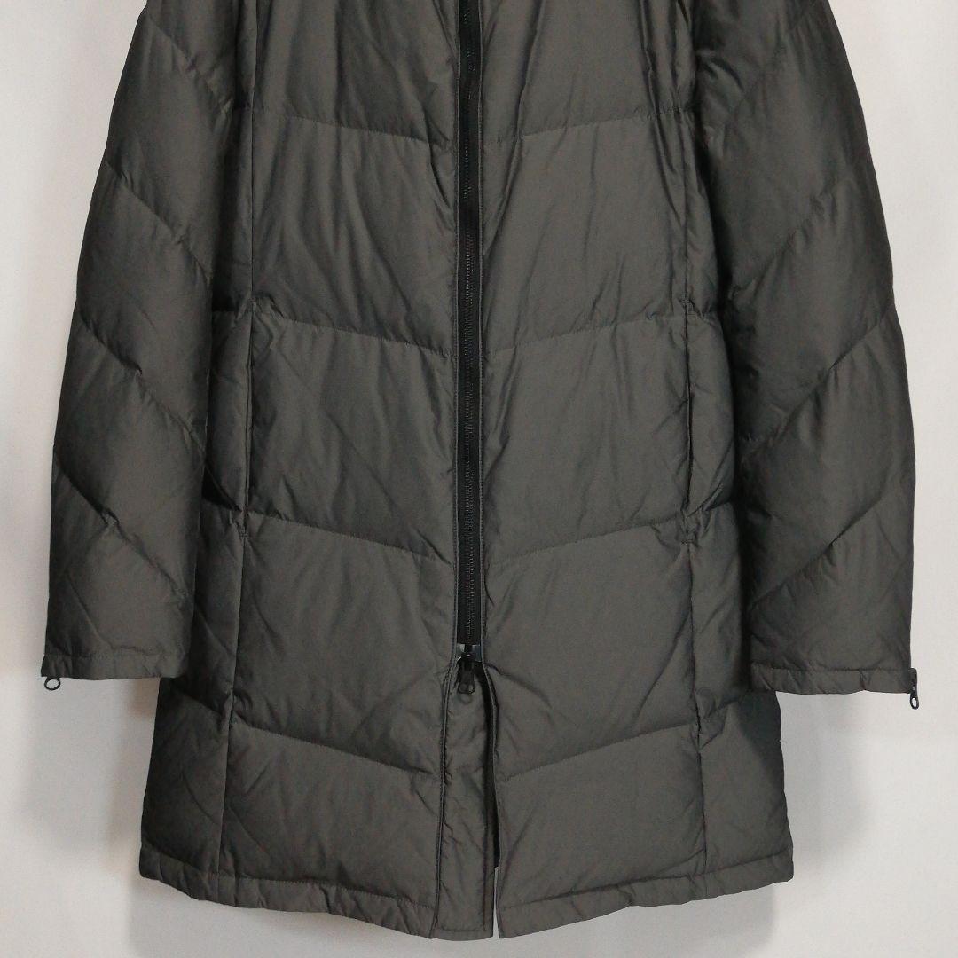 ゼロバイトルネードマート シャンブレーナイロンロングダウン ダウンコート グレー