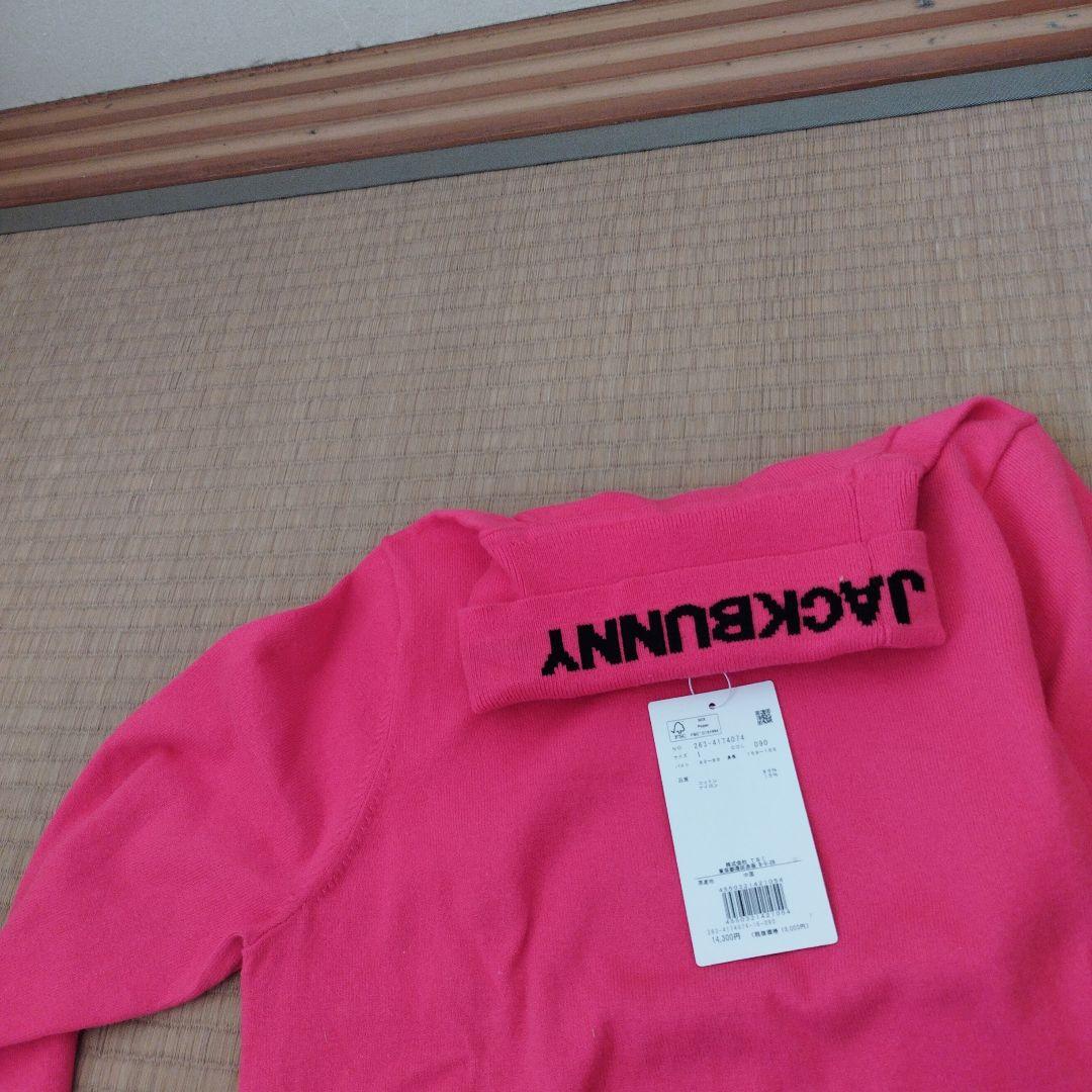 JACK BUNNY ピンク タートルネックセーター