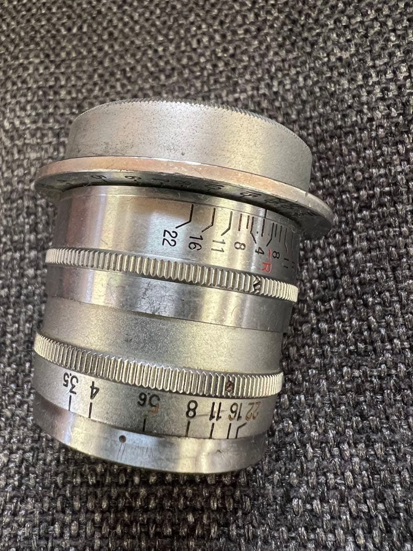 レンズ　NIKKOR-Q.C 5cm f/3.5 沈胴 Lマウント レンズ