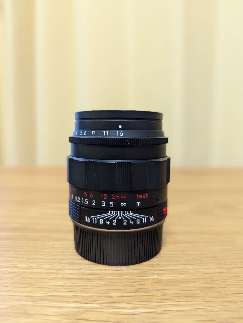 【未使用】LEICA SUMMILUX 50mm Black chrome