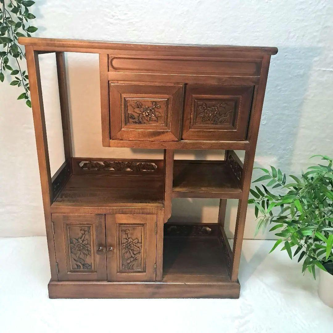 和風 昭和レトロ 水屋箪笥 茶箪笥 古家具 アンティーク古道具