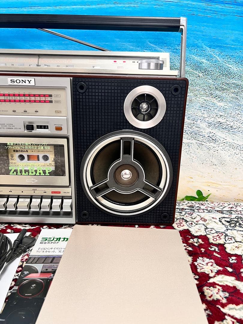 bluetooth付きSONYラジカセCFS-V8 中古動作品 ビンテージ美品