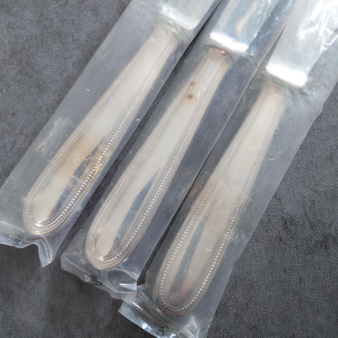 クリストフル パール テーブルナイフ 未開封 3点