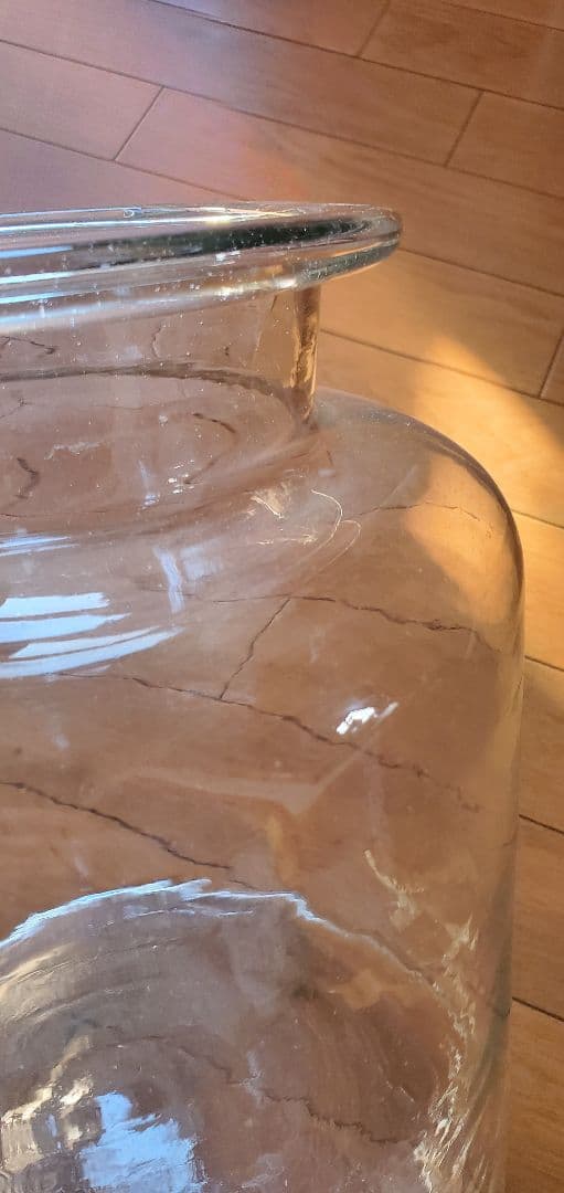 昭和レトロ　ガラス容器　ガラス瓶蓋つき