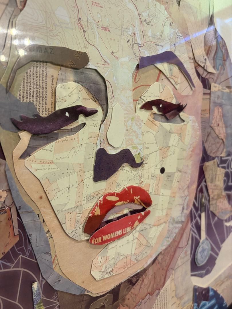 KAREマリリンモンローコラージュアート貼り絵カレ