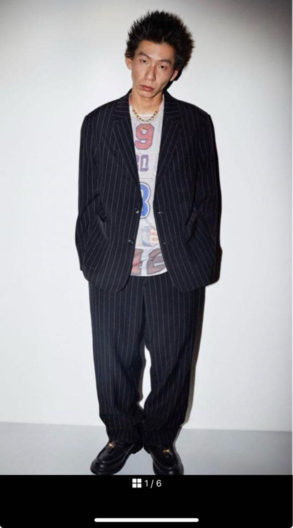 美品 Supreme 2023年完売品 スーツ セットアップ XL イタリア生地