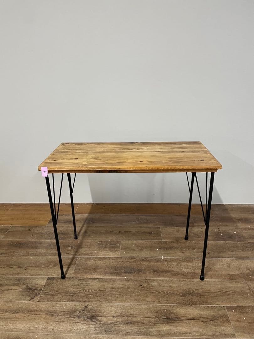 アンティーク風　カウンターテーブル　ダイニングテーブル　幅90